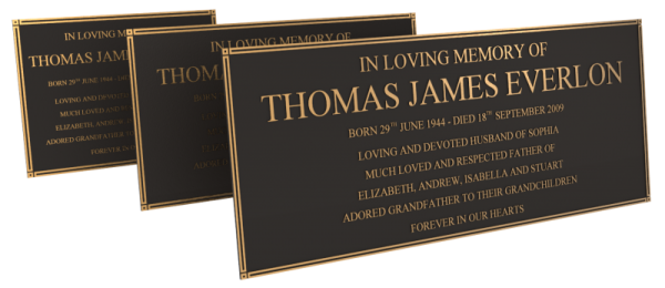 standard plaques Standard Plaques Render