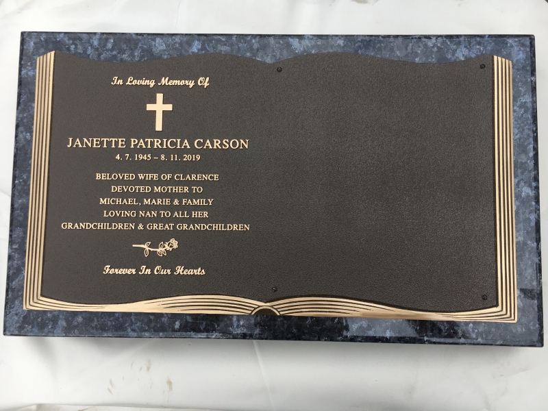 Private Cemetery Plaques Cemetery Supplies Fresh and Modern Approach